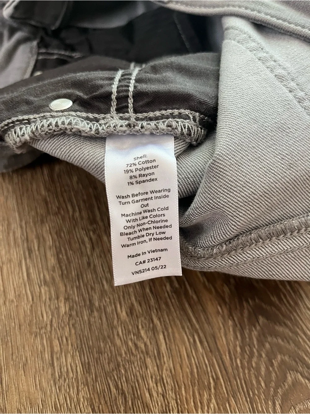 Talbots women size 10 Light Gray Slim-Straight Jeans